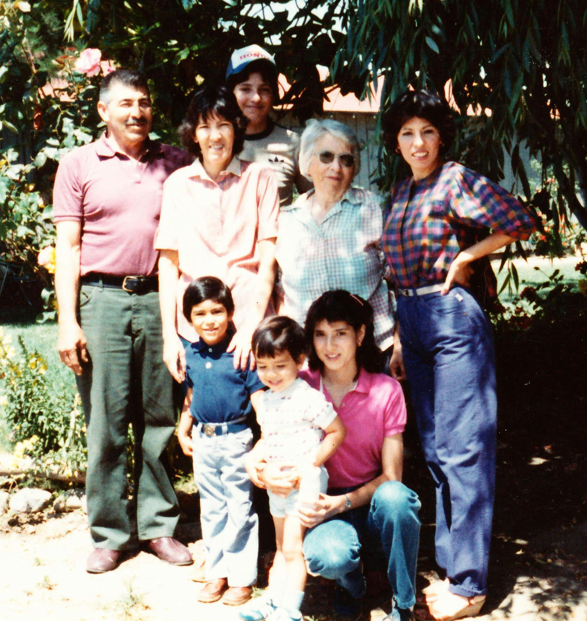 Robert Rivas and his family